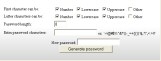 Confidential personal password generator